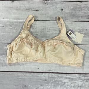 Trulife Naturalwear Mastectomy Bra Womens 38A Nude Beige Wireless 412